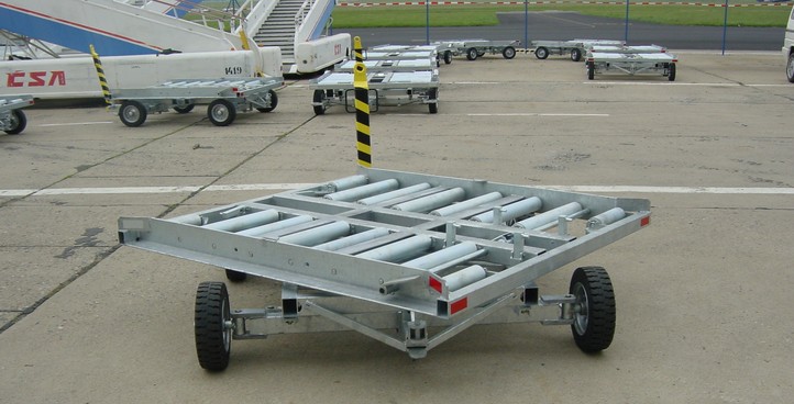 Letištní vozíky kontejnerový